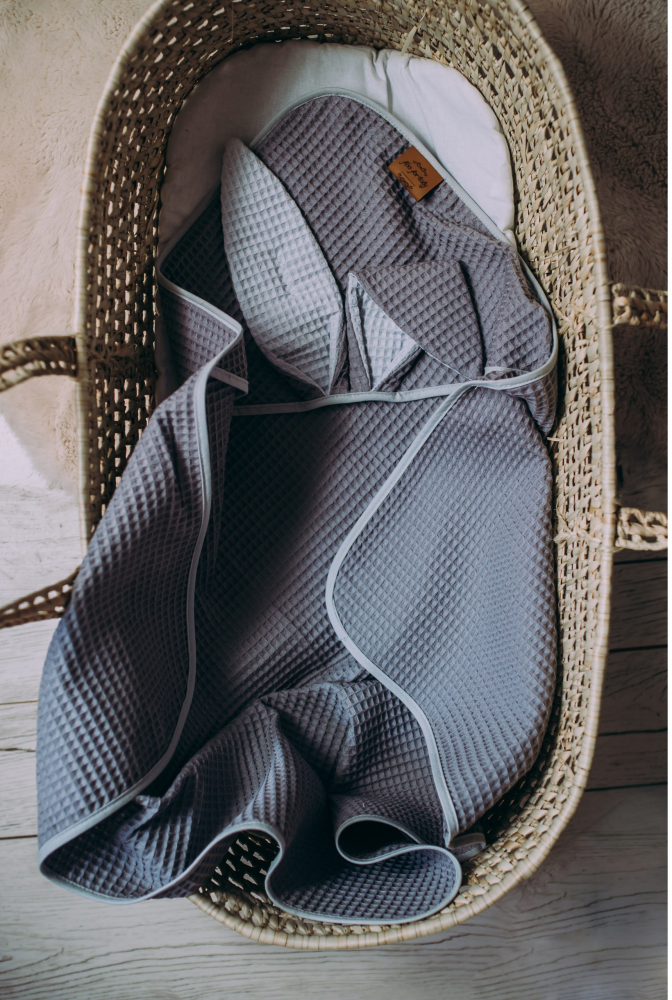 Prosop Bumbac Waffle Iepuras Floo for Baby - imagine 4