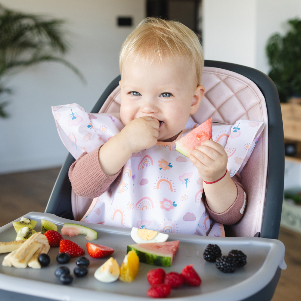 Baveta Impermeabilă Babyono Curcubeu - Protecție Excelentă - imagine 3