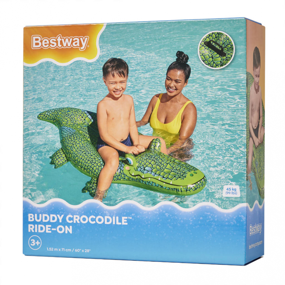 Saltea Gonflabilă Bestway Crocodil 150 cm - imagine 5