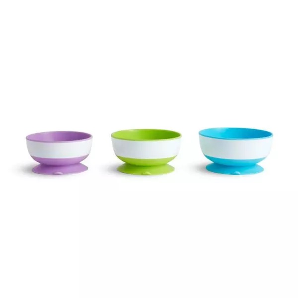 Set 3 boluri Stay Put Munchkin cu ventuza 6L+ - imagine 6