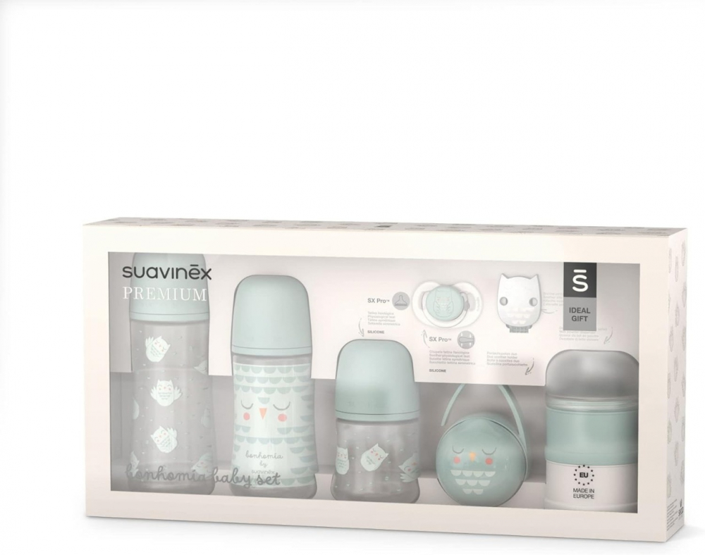 Set Cadou Suavinex Bonhomia 7 Piese Menta