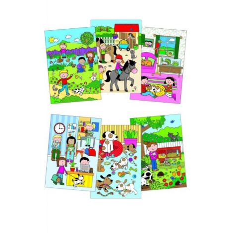 Water Magic Pets Galt - Carte Colorat Reutilizabilă - imagine 2