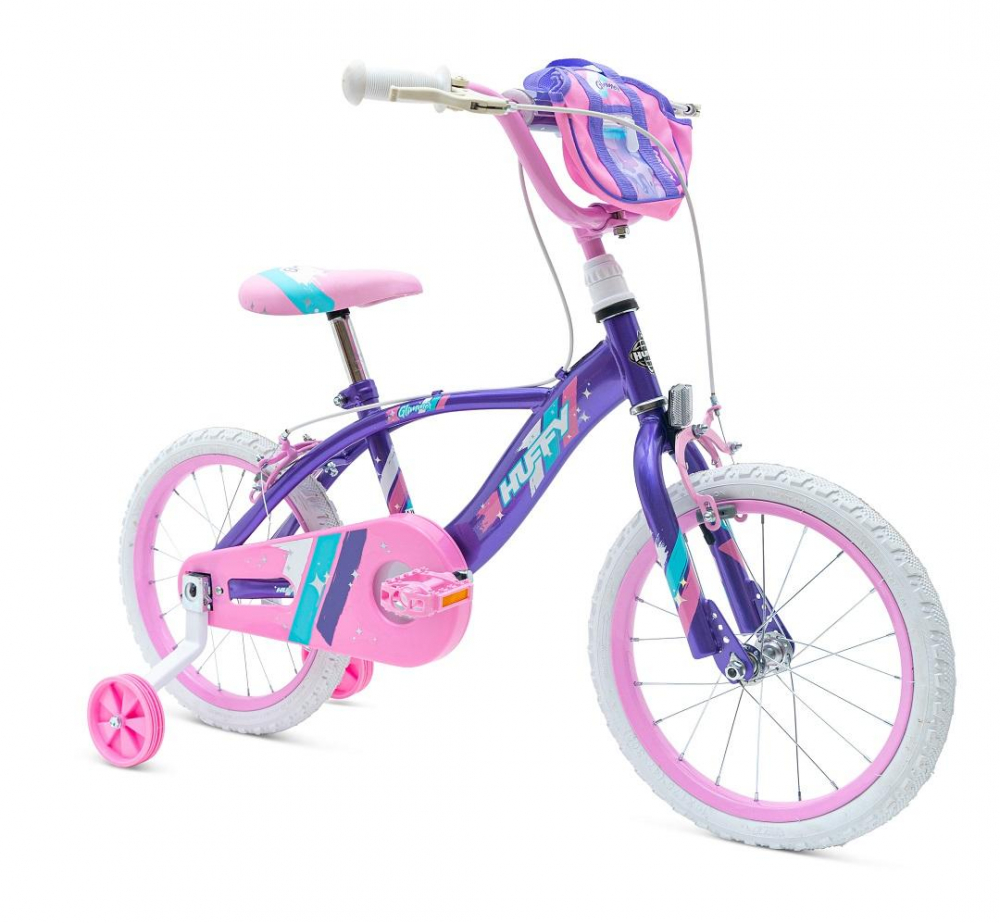 Bicicleta Huffy Glimmer 16" Violet, 5-7 Ani - imagine 5
