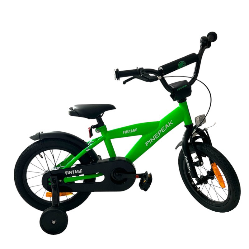 Procart Verde 14'' Bicicleta Copii cu Roti Ajutatoare - imagine 6