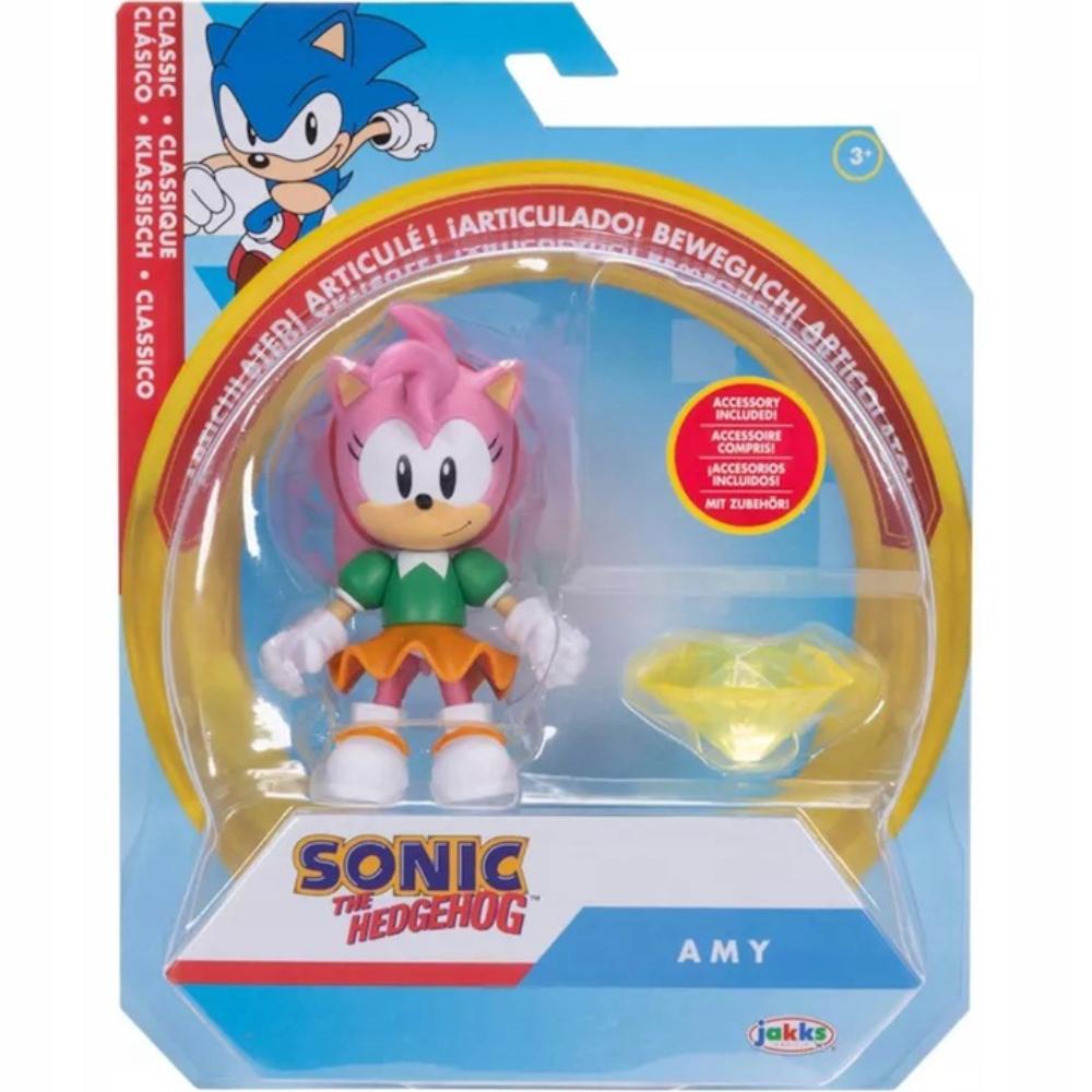 Figurina Amy Sonic the Hedgehog 10 cm cu Accesoriu