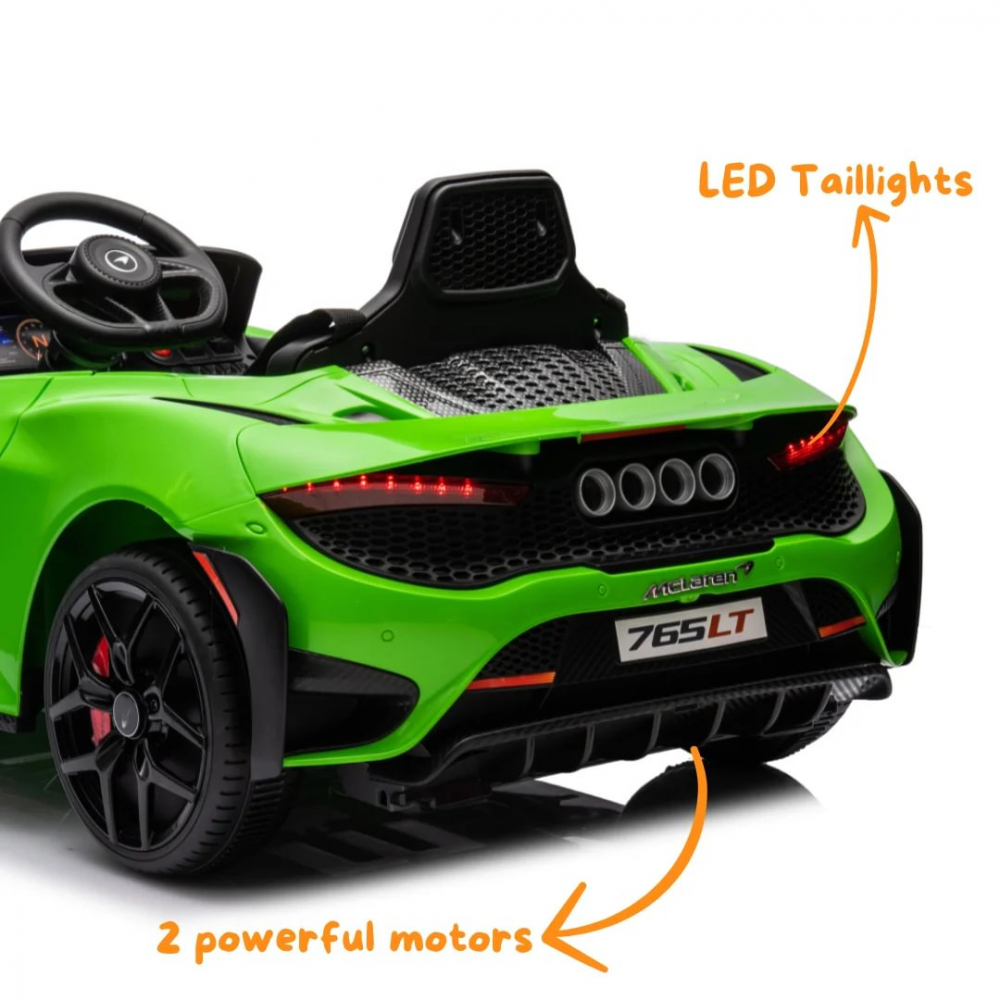 Masinuta electrica McLaren 12V Verde Piccolino - imagine 6