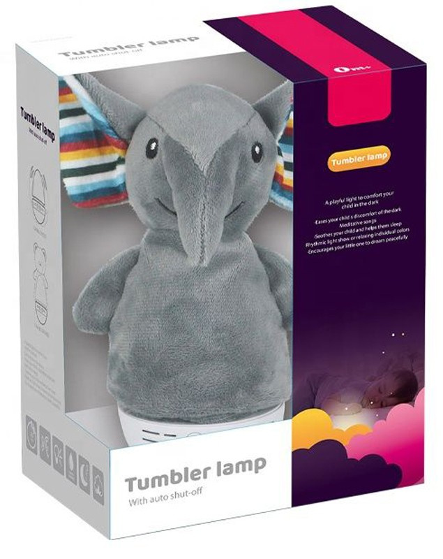 Lampa Veghe Muzicală LED Elefant 7 Culori - imagine 2