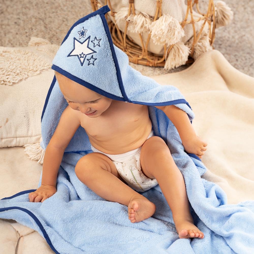 Prosop Baie cu Gluga Akuku | Bumbac pentru Bebe - imagine 5
