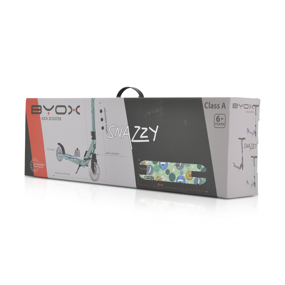 Byox Snazzy Mov - Trotineta Pliabilă pentru Copii - imagine 2