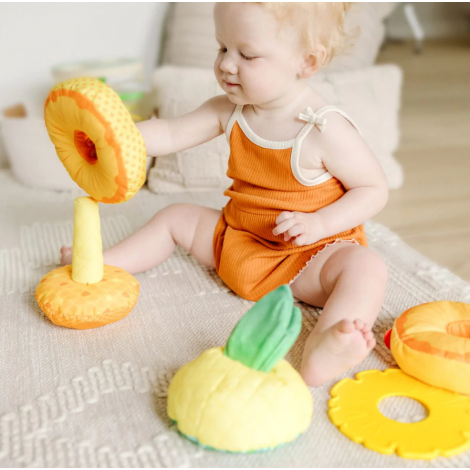 Ananas Stivuit Melissa & Doug | Jucărie Bebe Educativă - imagine 4