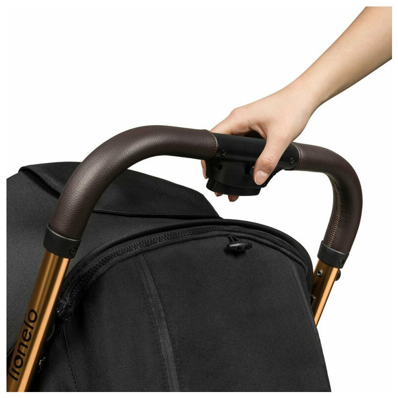 Carucior Sport Lionelo Cloe, Pliabil Compact, Black Onyx - imagine 4