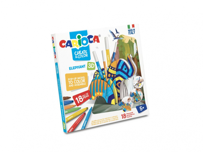 Set Carioca Elefant 3D Penar Creativ