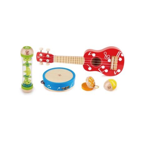 Hape Set Mini Band - Jucarie Muzicala din Lemn