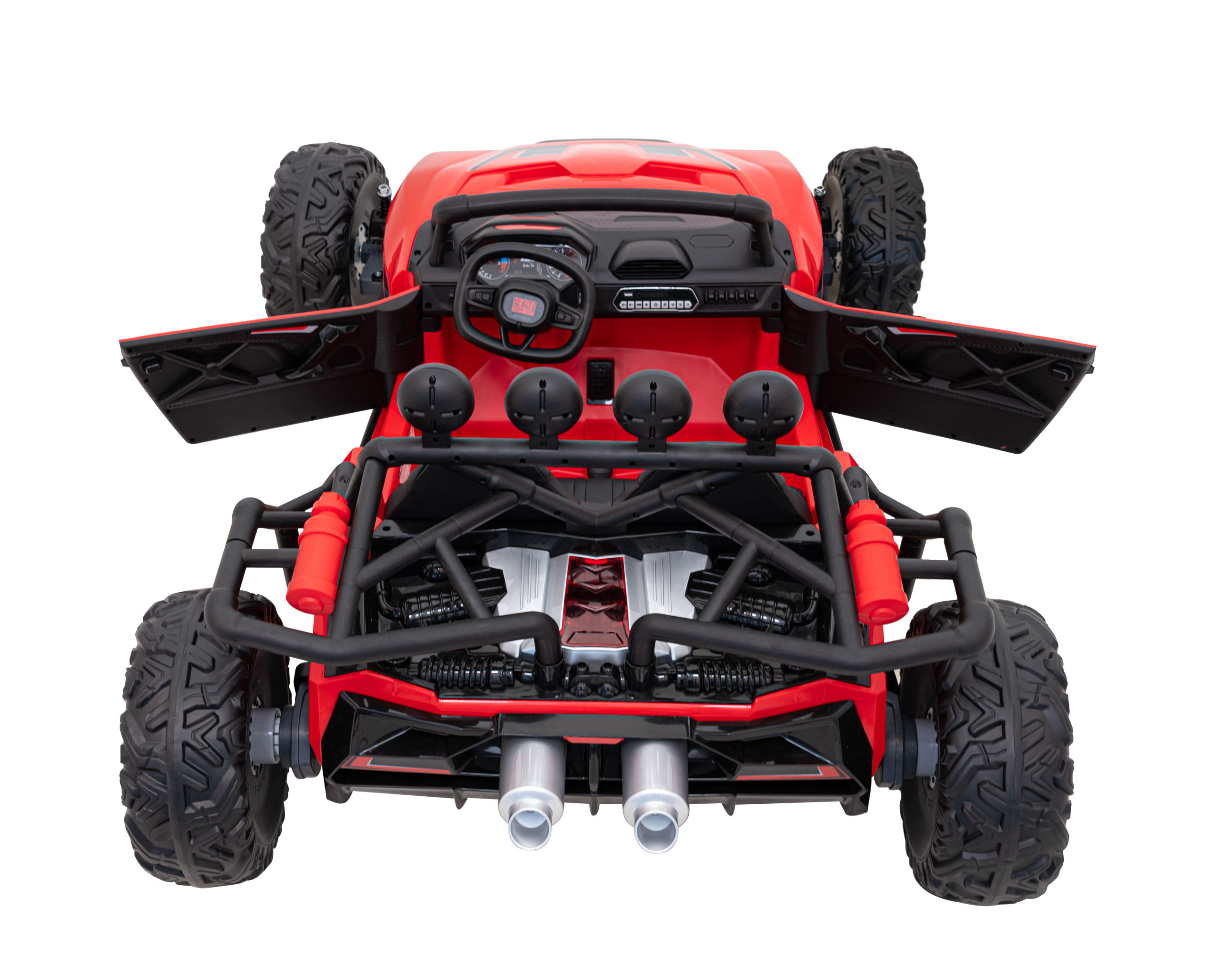 UTV Electric 2 Copii 24V Racing Rosu | Utv-buggy 4x4 - imagine 5