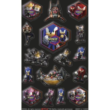 Set Abtibilduri Sonic Prime Totum - 300+ Buc - imagine 3