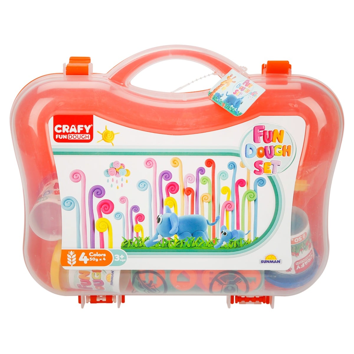Set modelare plastilina Crafy cu geanta