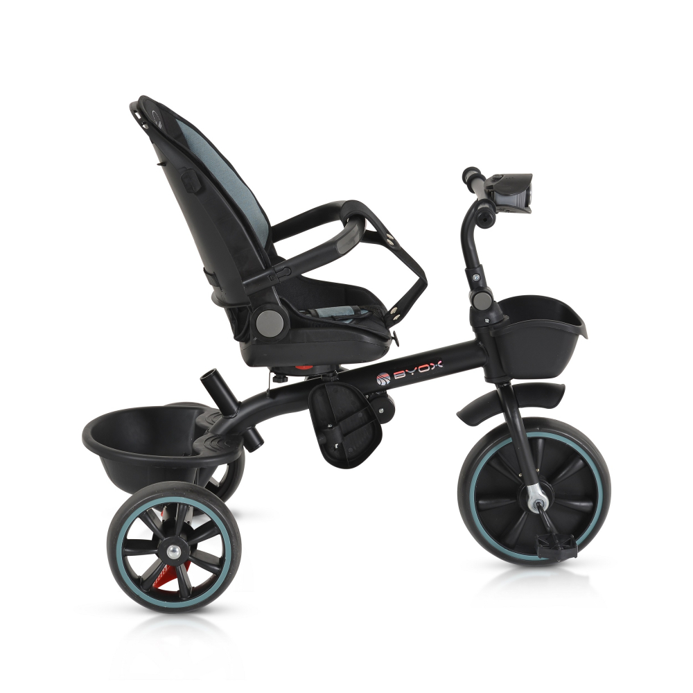 Tricicleta Byox Summer Blue cu Mâner Parental - imagine 7