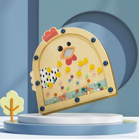 Joc Montessori Hraneste Gaina Topbright - imagine 2