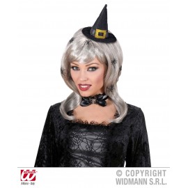 Pălărie Vrăjitoare Mini Widmann - Accesorii Halloween