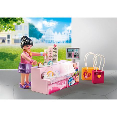 Playmobil Accesorii Modă, Set Stand Vânzare, City Life - imagine 4