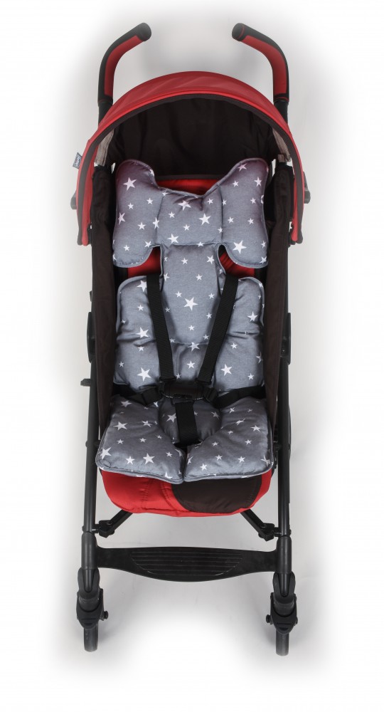 Protecție textilă SeviBebe Grey Stars - confort și siguranță
