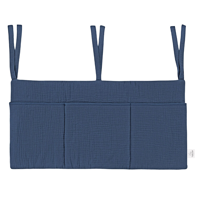 Organizator Patut Little Amy, 3 Compartimente, Bleumarin