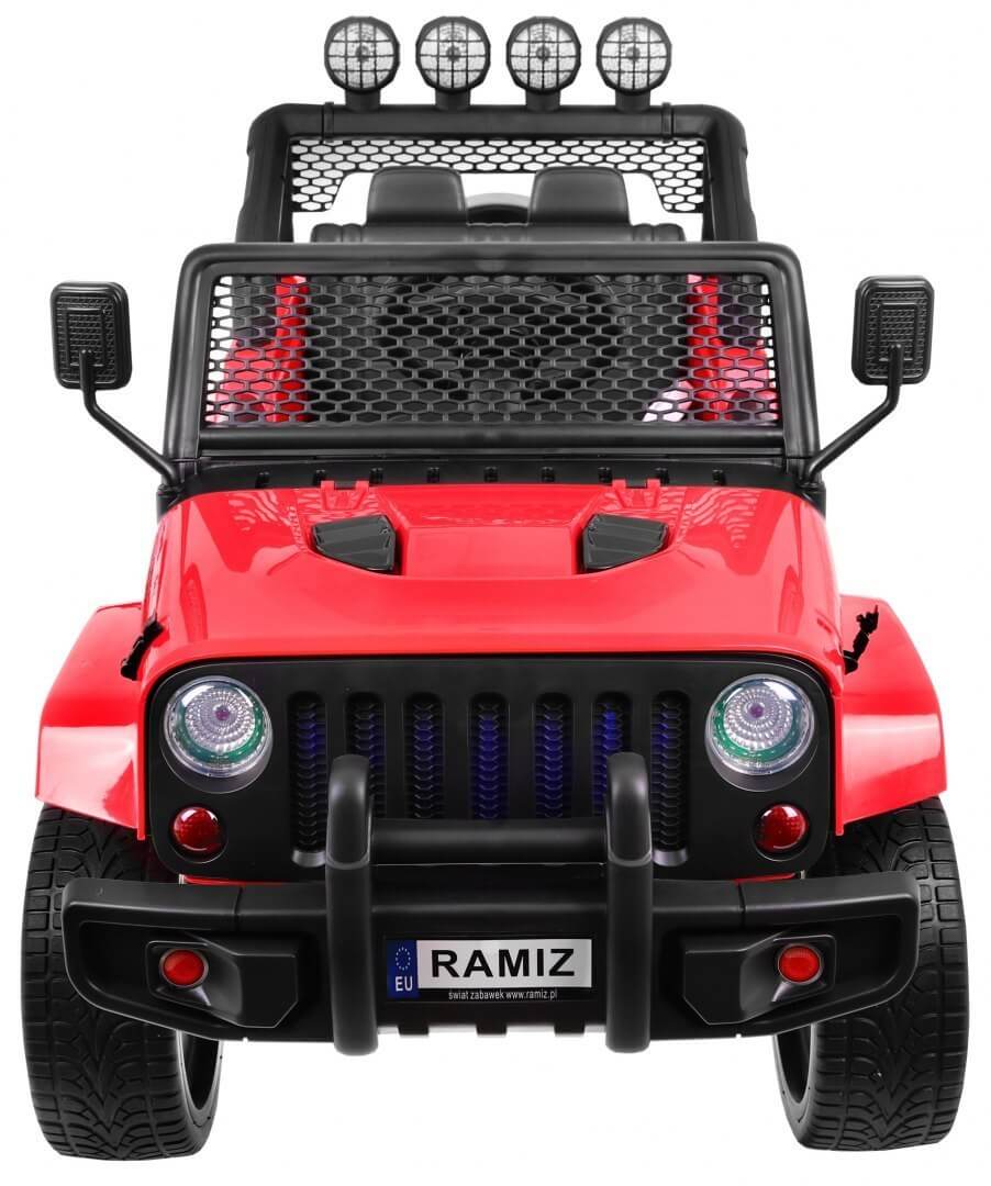 Masinuta Electrica NEW RAPTOR 4x4 EVA Rosu - imagine 2