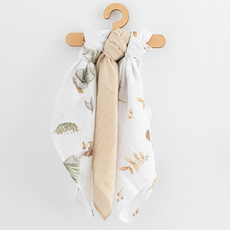 Set 3 Scutece New Baby Bumbac 100% Oeko-Tex