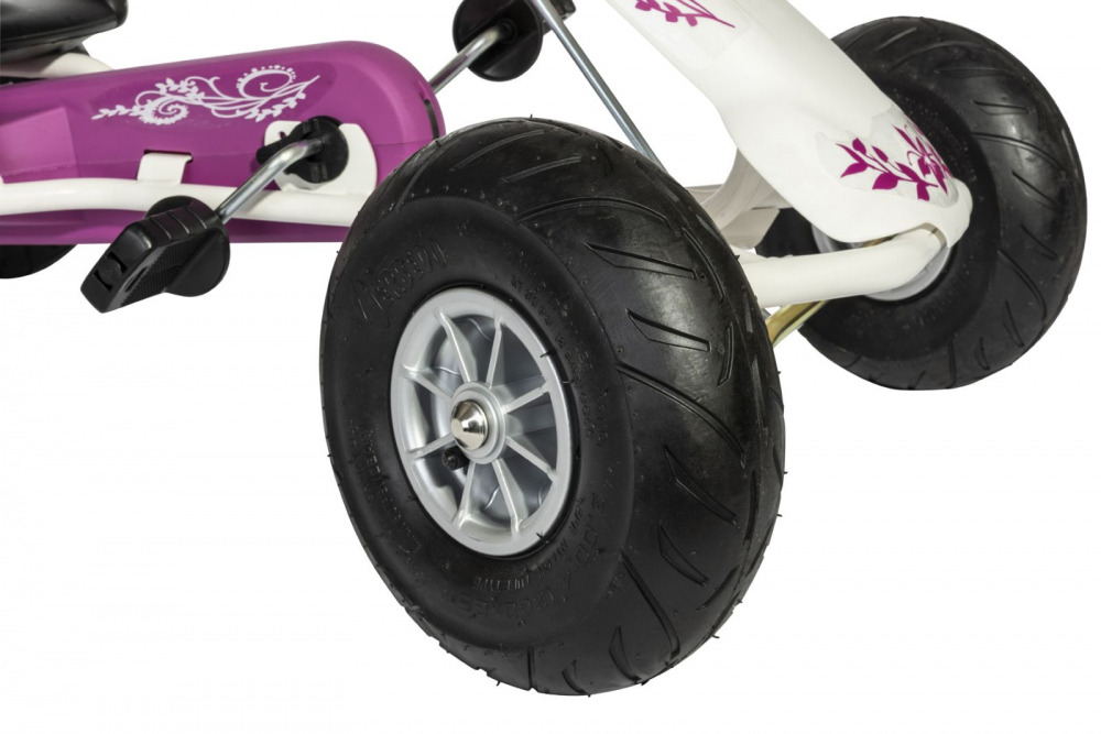 Kart Air Runner Flower Ferbedo, Alb - imagine 4