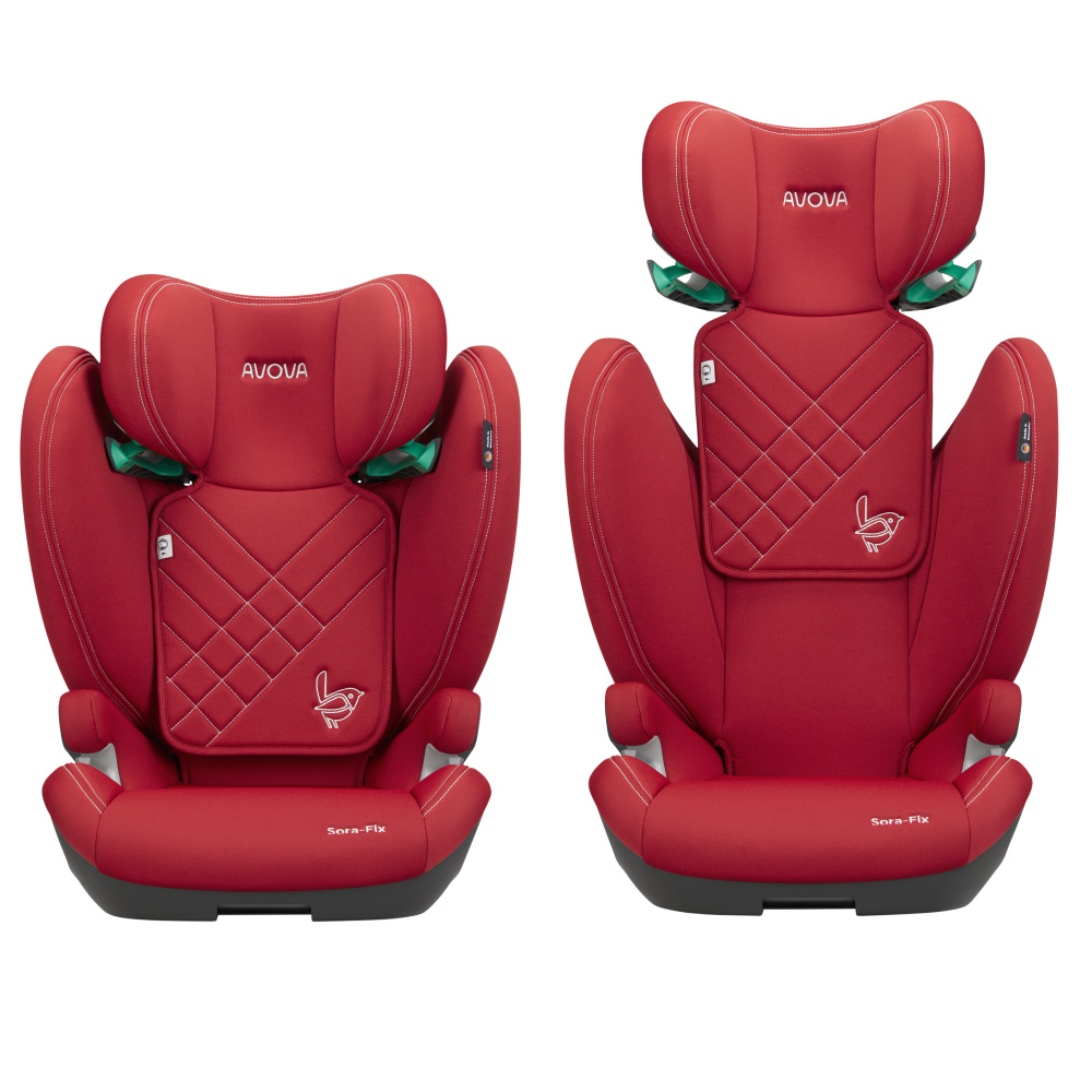 Scaun Auto Avova Sora-Fix Maple Red i-Size