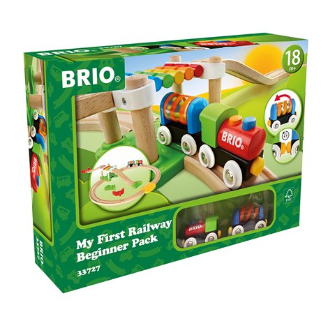 BRIO Primul Trenulet Lemin - Set Incepator 1.5+