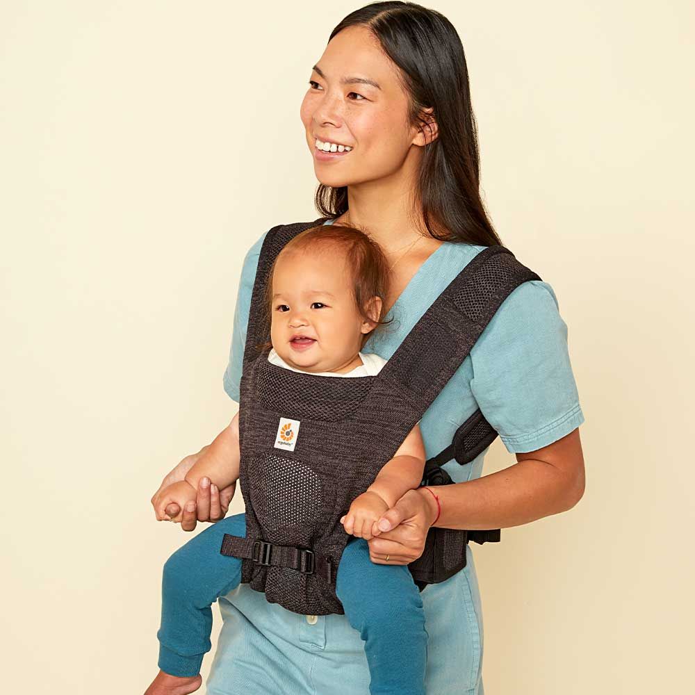 Ergobaby Marsupiu Aerloom CharcoalBlack Ultra-ușor - imagine 3