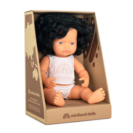 Păpușă Educativă Miniland, 38 cm, Var. Caucaziană - imagine 3