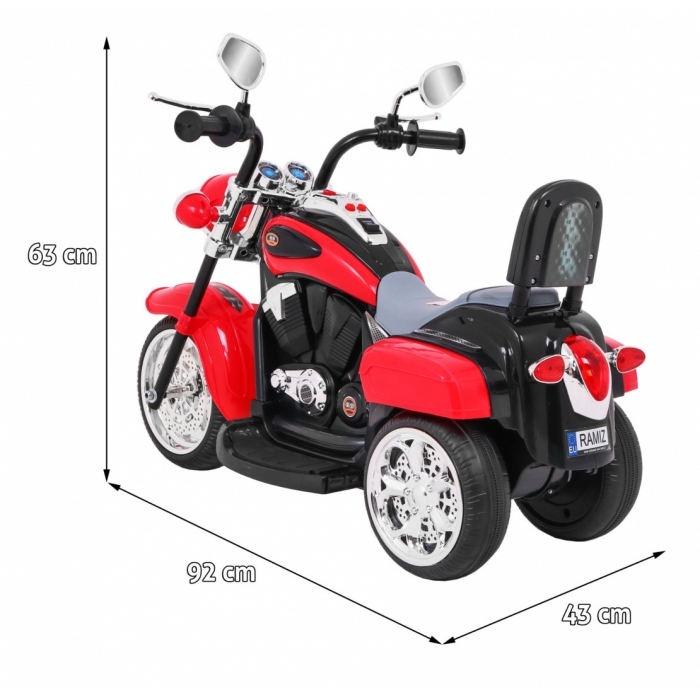 Motocicleta Chopper NightBike Ramiz cu lumini - imagine 3