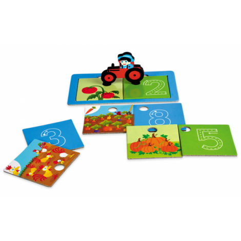 Joc educativ Fermierul Isteț Chalk and Chuckles - imagine 5