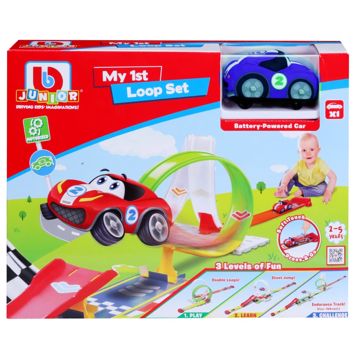 Set Masinuta cu Rampa Bburago Junior