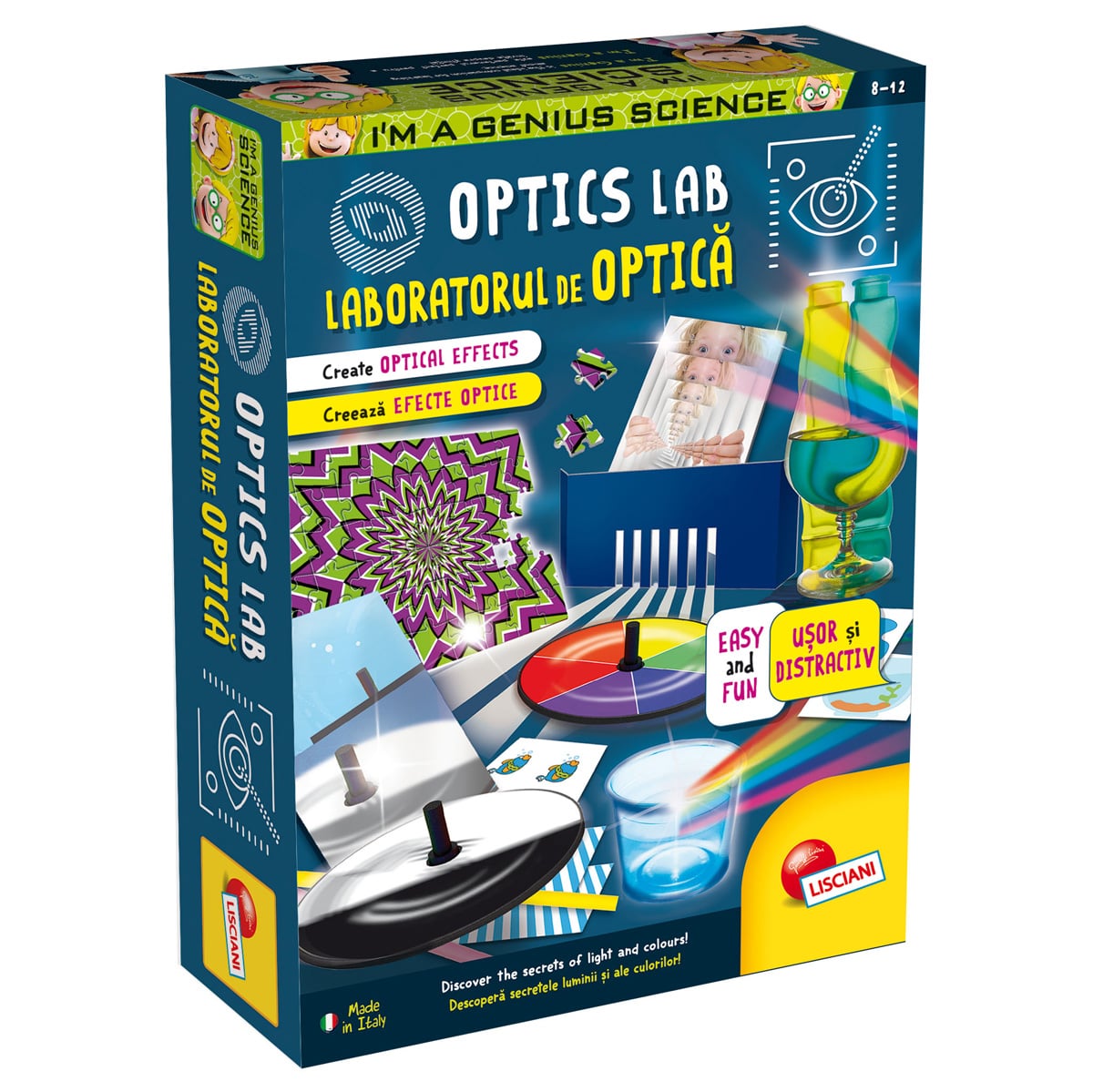Set 25 Experimente Optice Lisciani | Joc Educativ