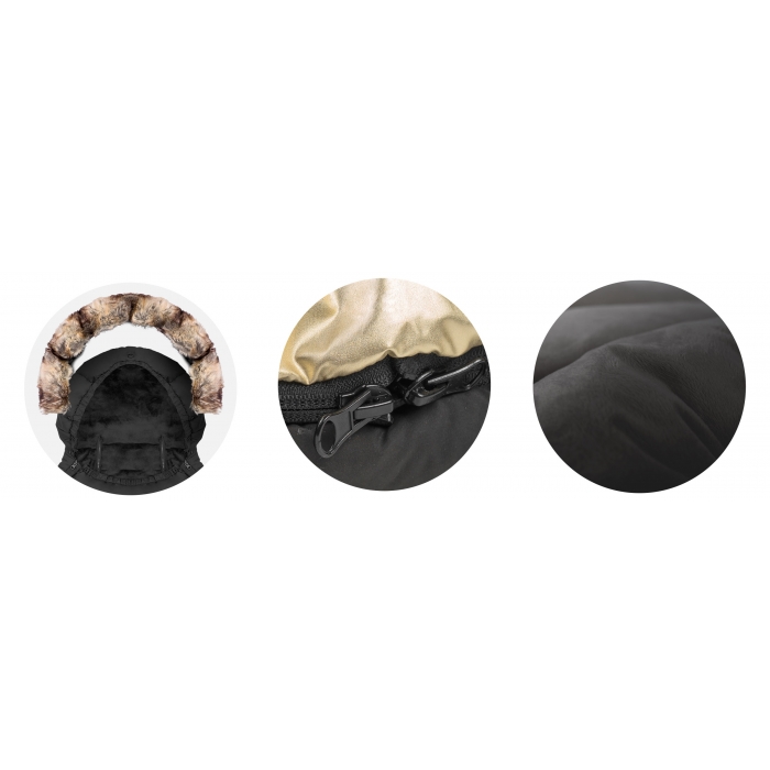 Sac Dormit Ricokids Negru - Confort și Siguranță - imagine 4