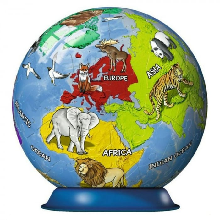 Puzzle 3D Ravensburger Glob Pamantesc Educational