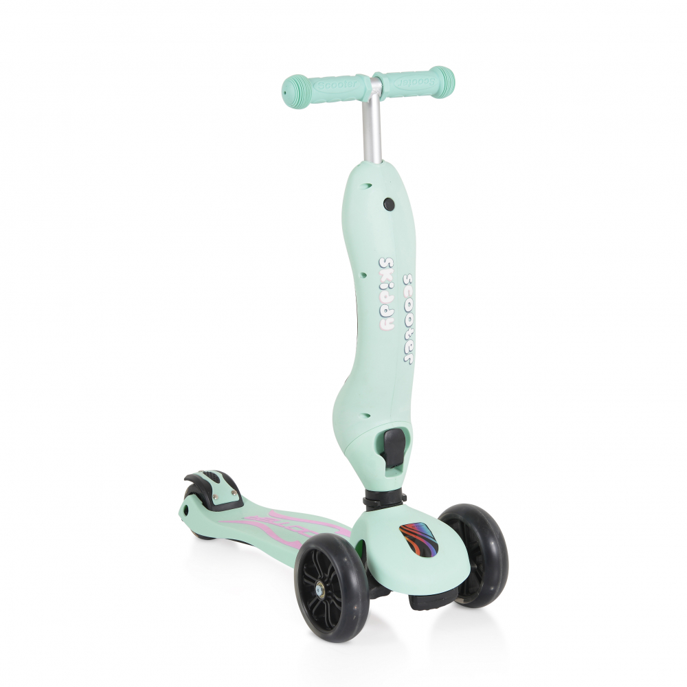 Trotineta 2in1 Skiddy Byox cu scaun și lumini LED - imagine 5