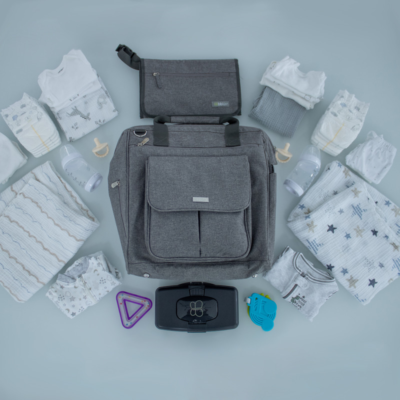 Rucsac multifuncțional Bbluv Metro Grey - imagine 10
