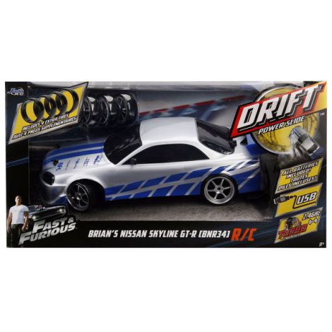 Jada Toys Nissan Skyline GTR RC Drift 1:10 - imagine 17