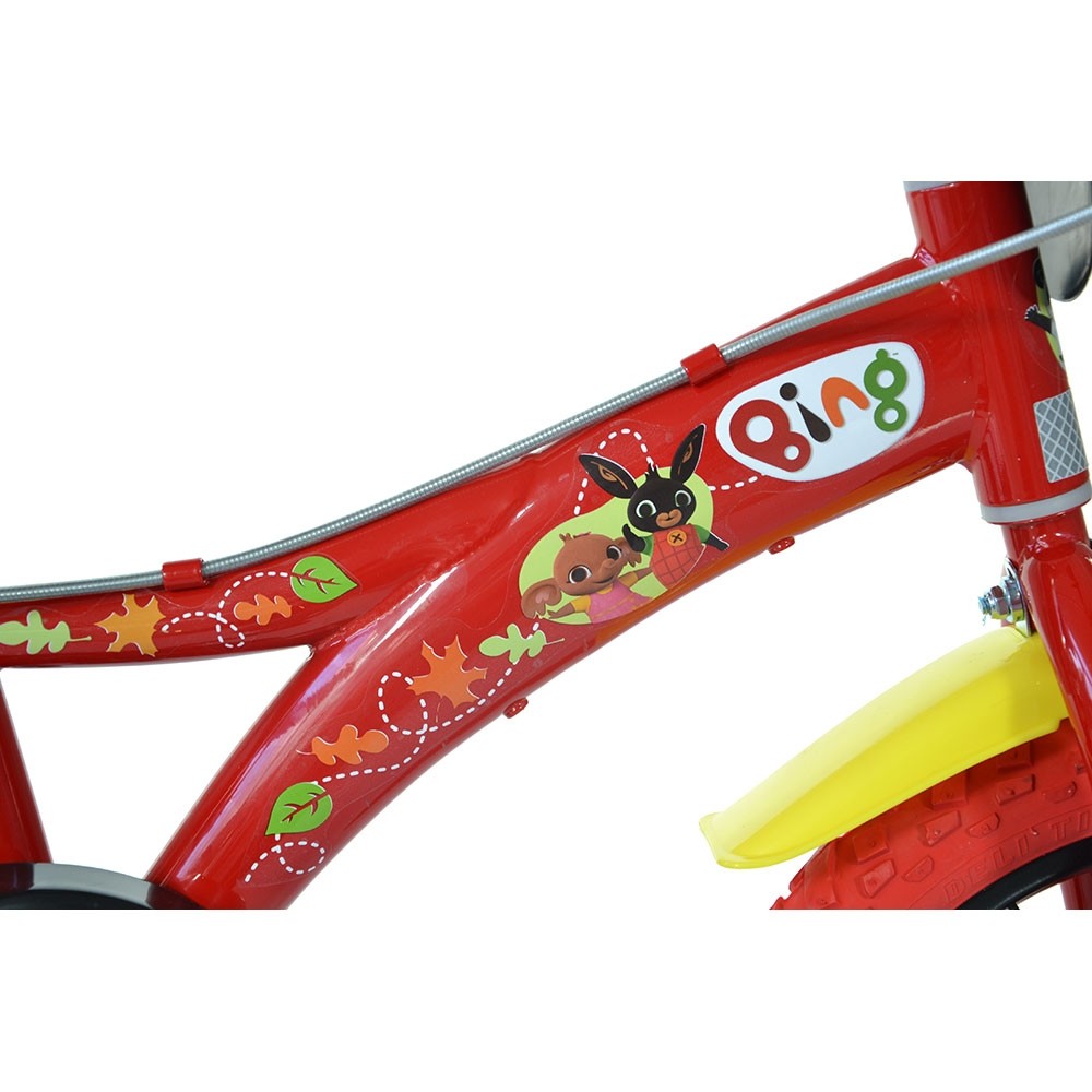 Bicicleta Dino Bikes Bing 14 inch cu Roti Ajutatoare - imagine 8