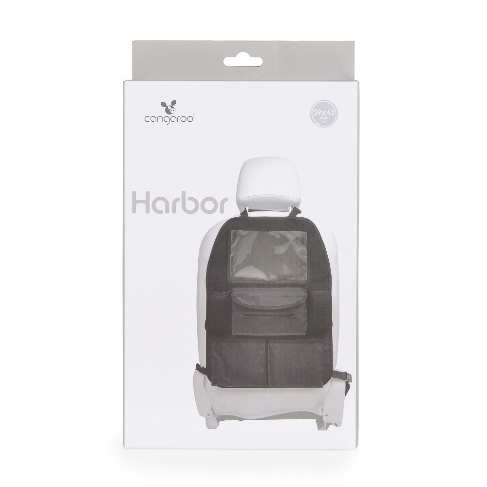 Organizator Auto Cangaroo Harbour Black - Protecție Scaun - imagine 2