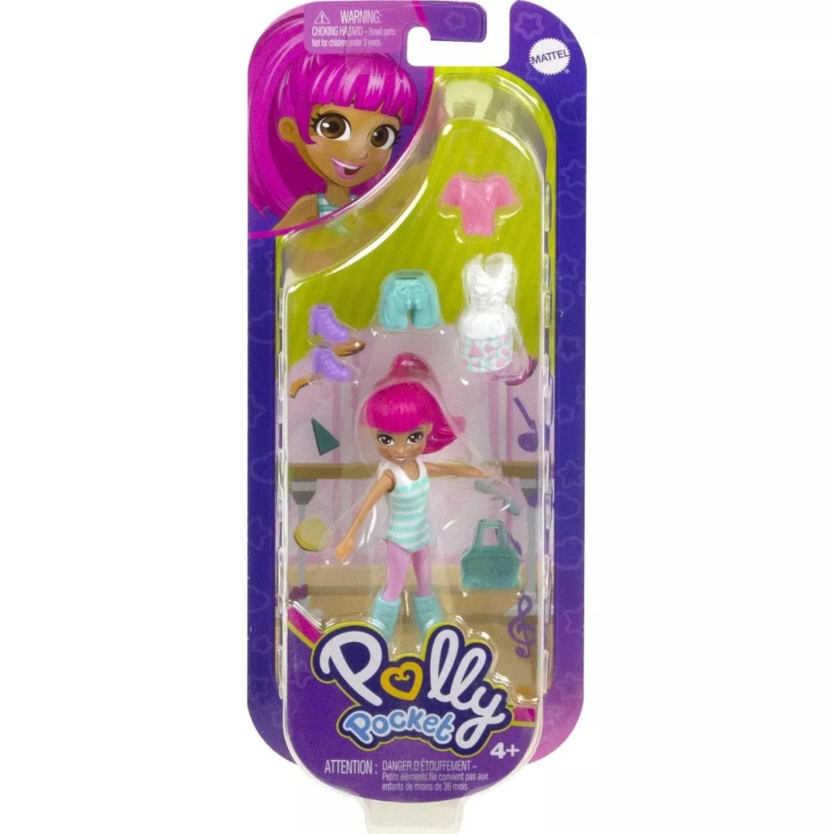 Polly Pocket HKV87 Cu Haine de Schimb
