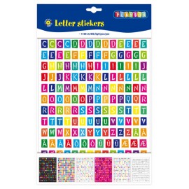 Set 1100 Abtibilduri Litere Playbox