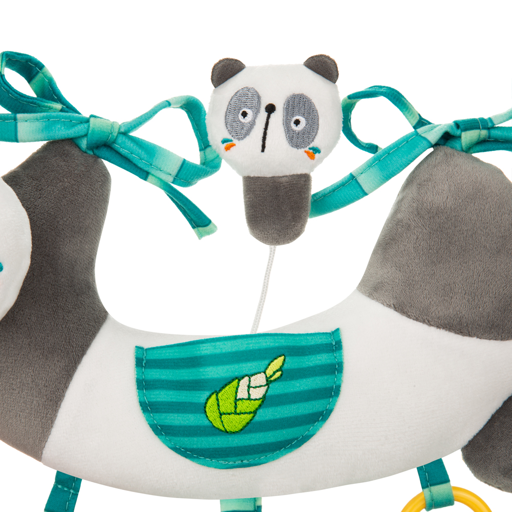 Jucărie Senzorială Panda Akuku cu Oglindă - imagine 4