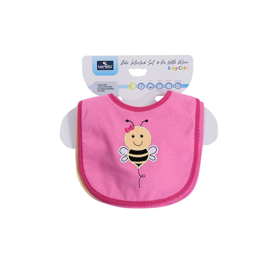 Set 3 Bavete Lorelli Bumbac Velcro, 30x19 cm - imagine 3
