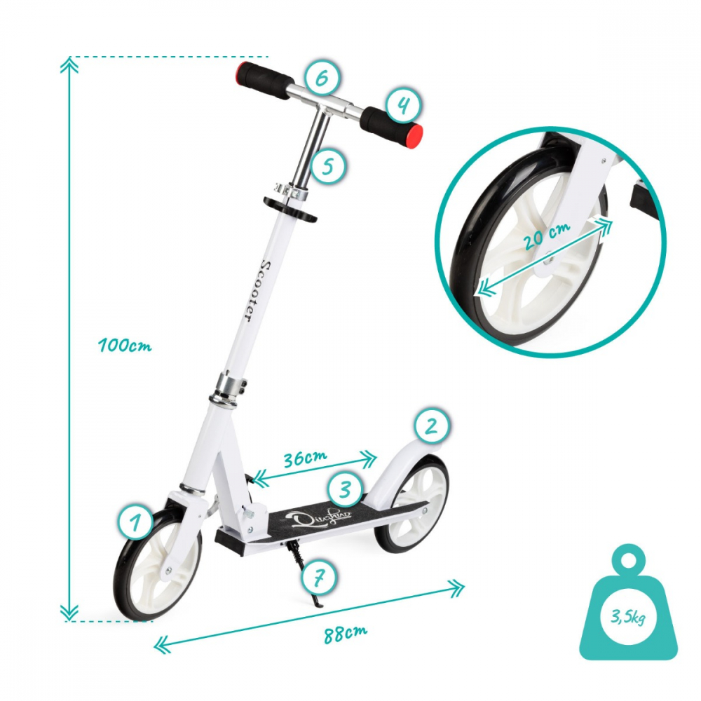 Trotineta Freestyle QKIDS cu Amortizor