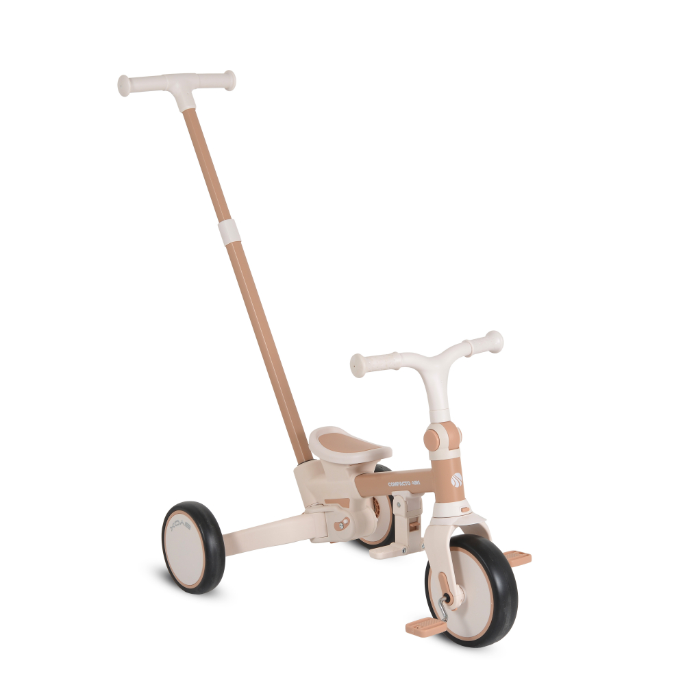 Tricicleta Byox Compacto 4in1 Beige - imagine 3